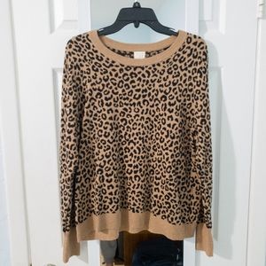 Leopard Print Sweater
